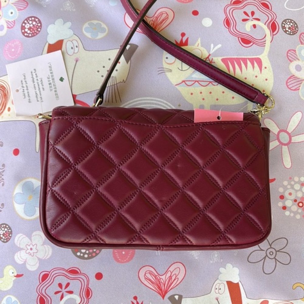 Kate Spade Natalia Crossbody Blackberry Preserve - Picture 12 of 15